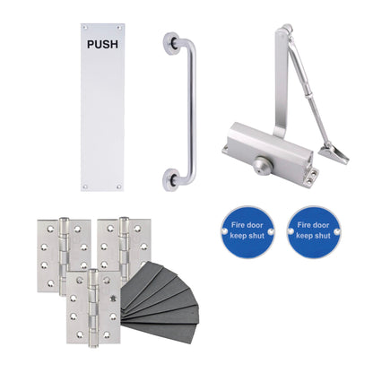 Fire Rated Door Kit Corridor Non - Locking - Transtools Online