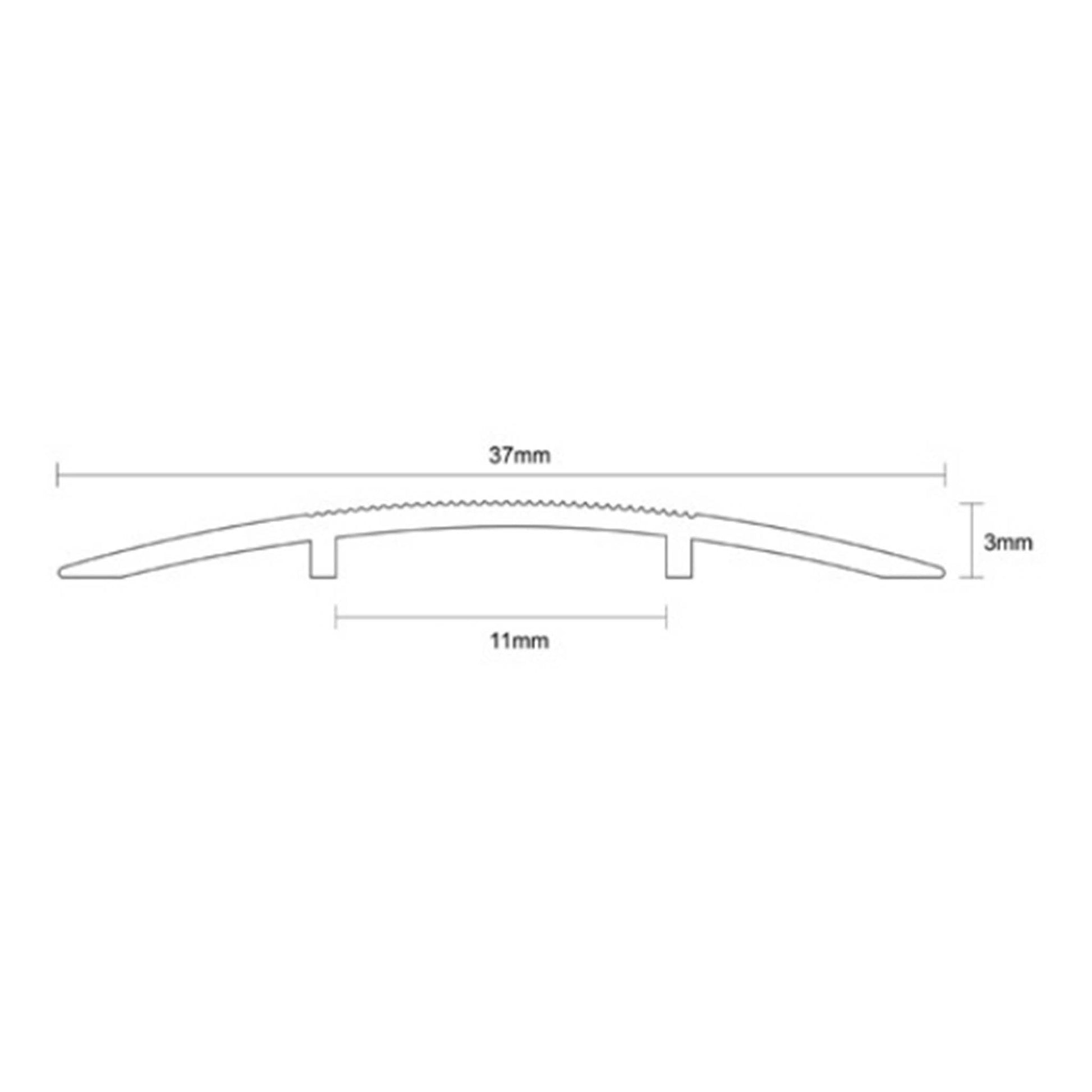 Flooring Threshold Trim Narrow Cover Strip Aluminium 900mm - Transtools Online
