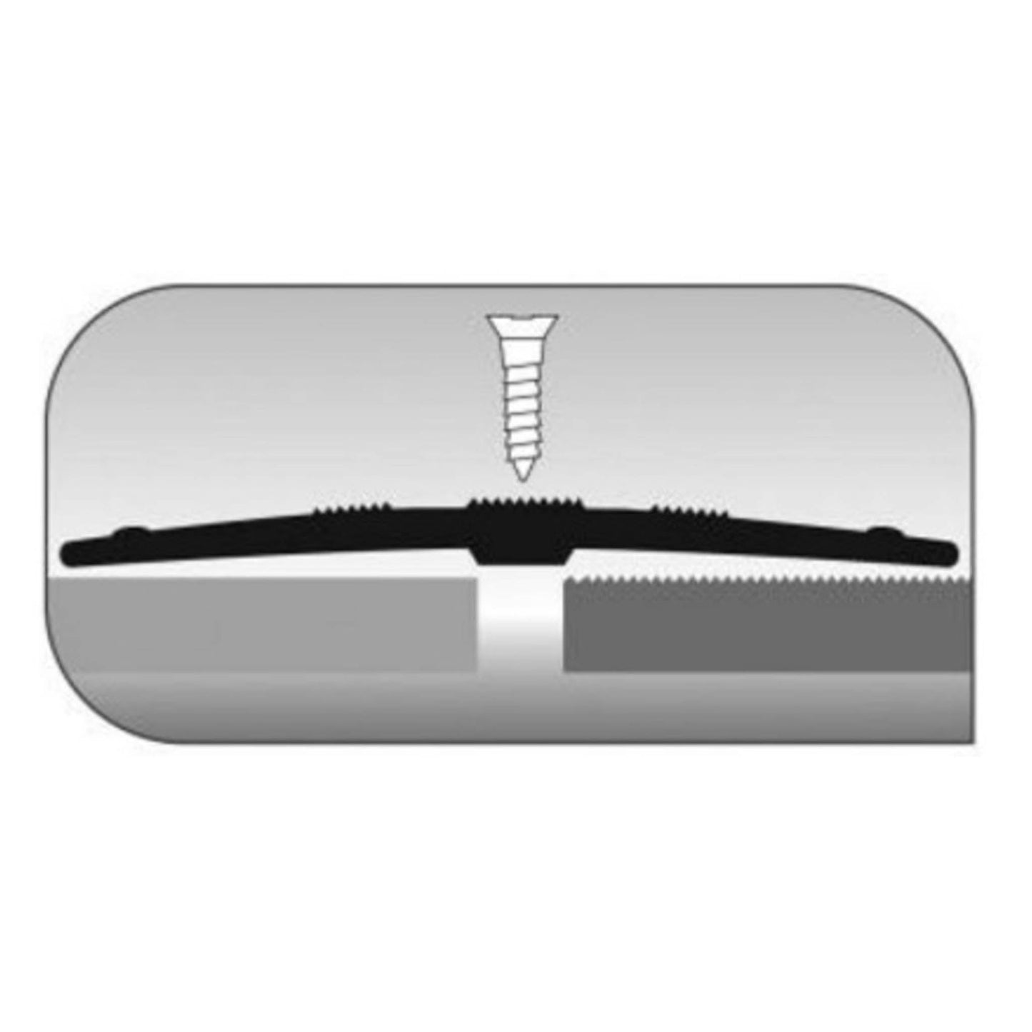 Flooring Threshold Trim Wide Carpet Cover Plate Aluminium 900mm - Transtools Online