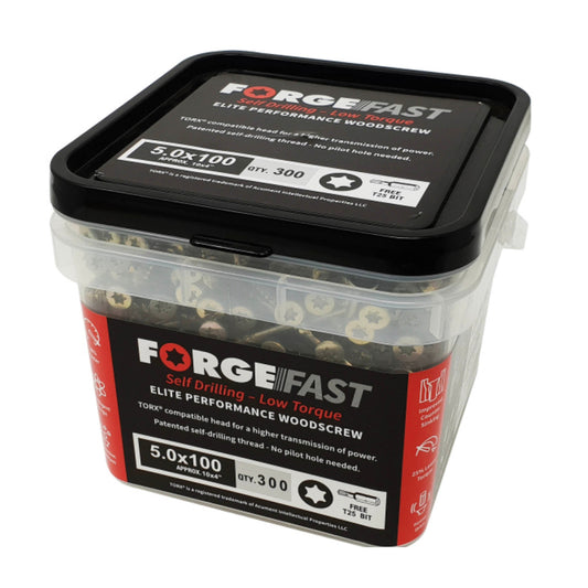 ForgeFast Multi Purpose Self Drilling Wood Screw Tub - Transtools Online