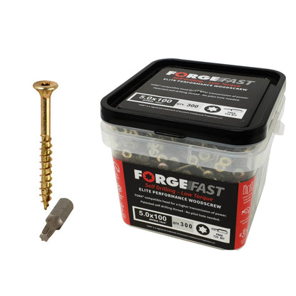 ForgeFast Torx Multi Purpose Self Drilling Wood Screw Tub - Transtools Online