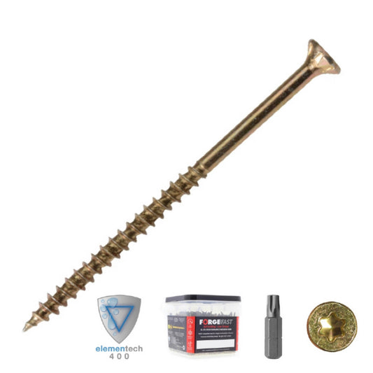 ForgeFast Torx Multi Purpose Self Drilling Wood Screw Tub