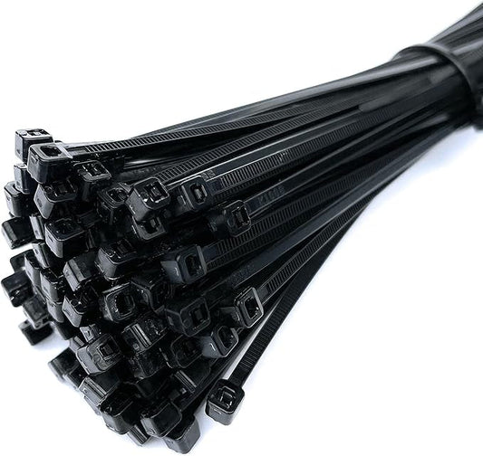 FORGEFIX CABLE TIE BLACK 8MM X 450MM - 100 PACK - Transtools Online