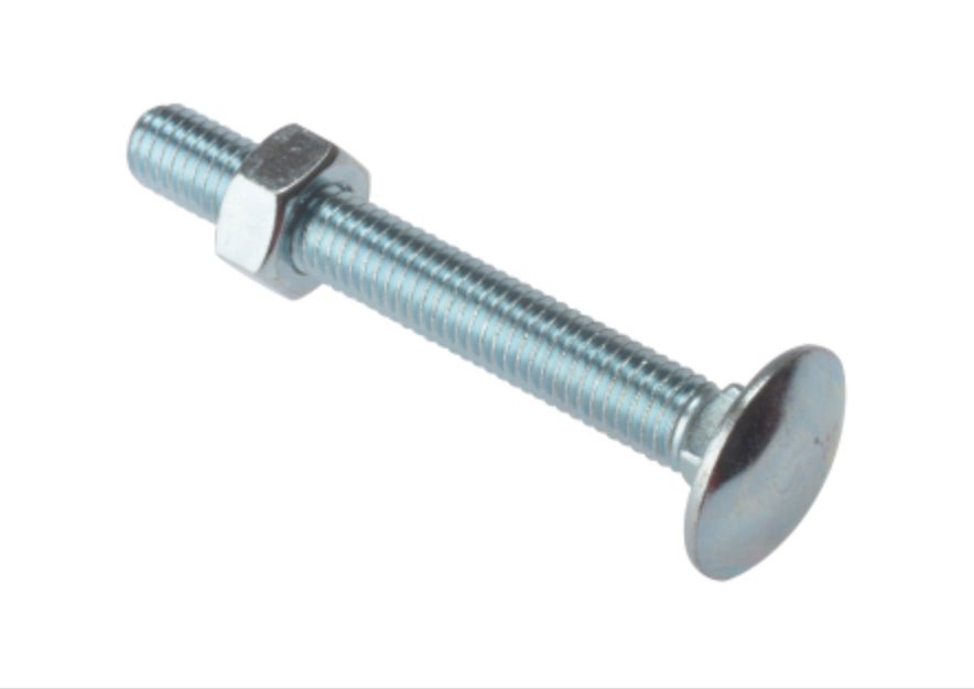 FORGEFIX CARRIAGE BOLT AND NUT M10 X 150MM - 10 PACK - Transtools Online