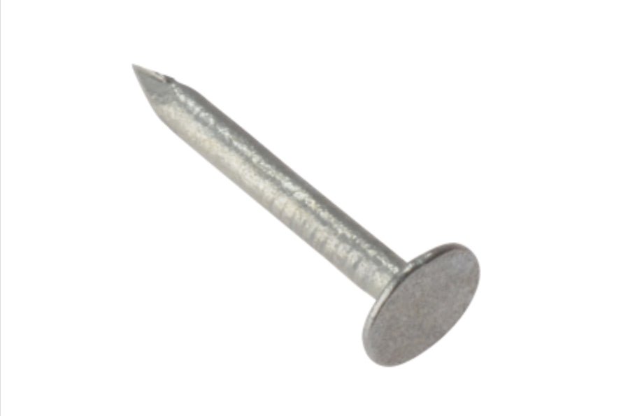 FORGEFIX CLOUT NAILS GALVANISED 30MM X 2.65MM - 500GM - Transtools Online