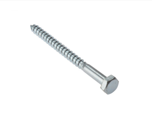 FORGEFIX COACH SCREWS ZINC M16 X 100MM - 5 PACK - Transtools Online