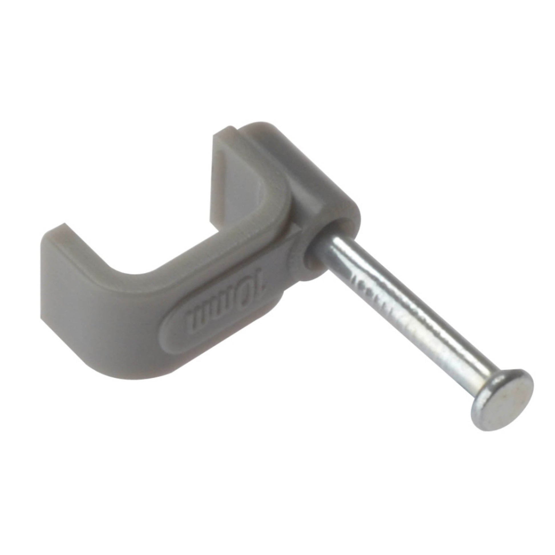 Forgefix Flat Cable Clips 2.5mm Grey 100 Box - Transtools Online