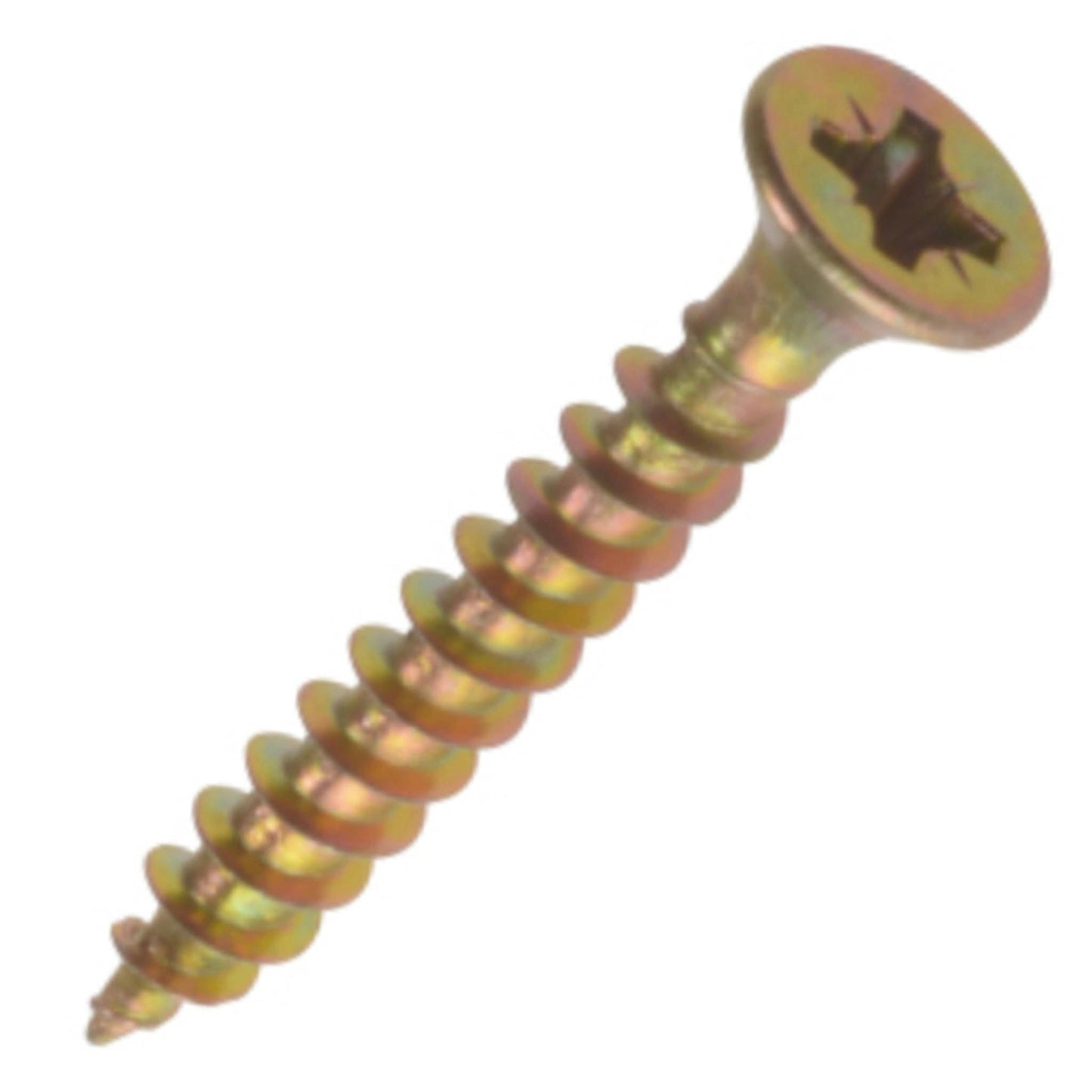 FORGEFIX GOLD WOODSCREWS POZI 4MM X 75MM - 100 BOX - Transtools Online