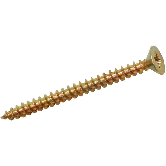 FORGEFIX GOLD WOODSCREWS POZI 6MM X 40MM - 200 BOX - Transtools Online