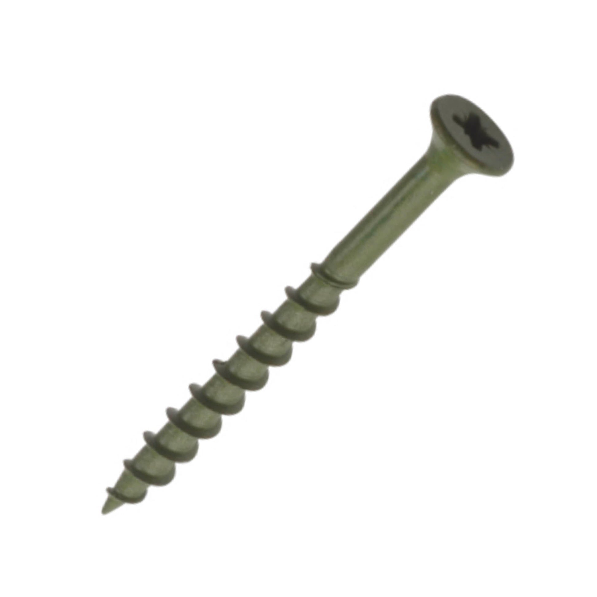 FORGEFIX GREEN DECKING SCREWS 5MM X 100MM - 100 BOX - Transtools Online