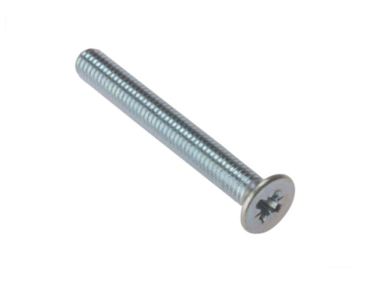 FORGEFIX MACHINE SCREWS COUNTERSUNK M6 X 50MM - 25 PACK - Transtools Online