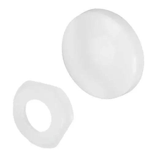 FORGEFIX SCREW COVER DOME CAPS WHITE - 25 PACK - Transtools Online