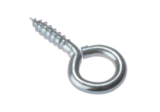 FORGEFIX SCREW EYES ZINC PLATED 65MM X 14G - 10 PACK - Transtools Online