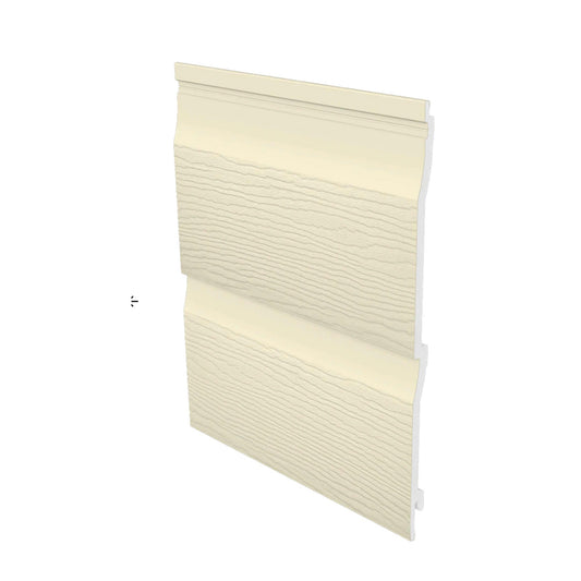 Fortex Double Shiplap Cladding Embossed Pale Gold 333mm x 5 Metre