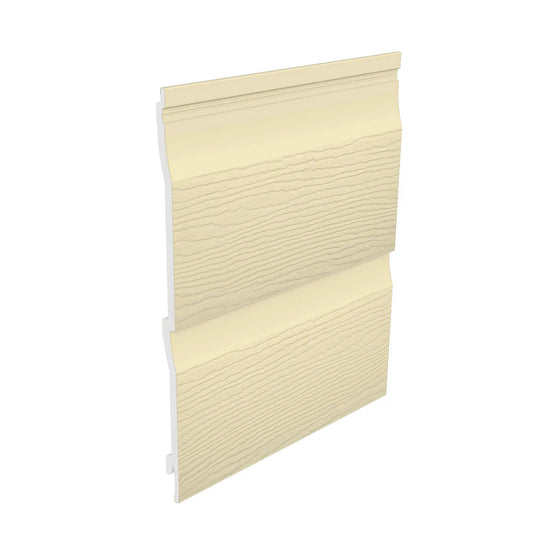 Fortex Double Shiplap Cladding Embossed Sand 333mm x 5 Metre