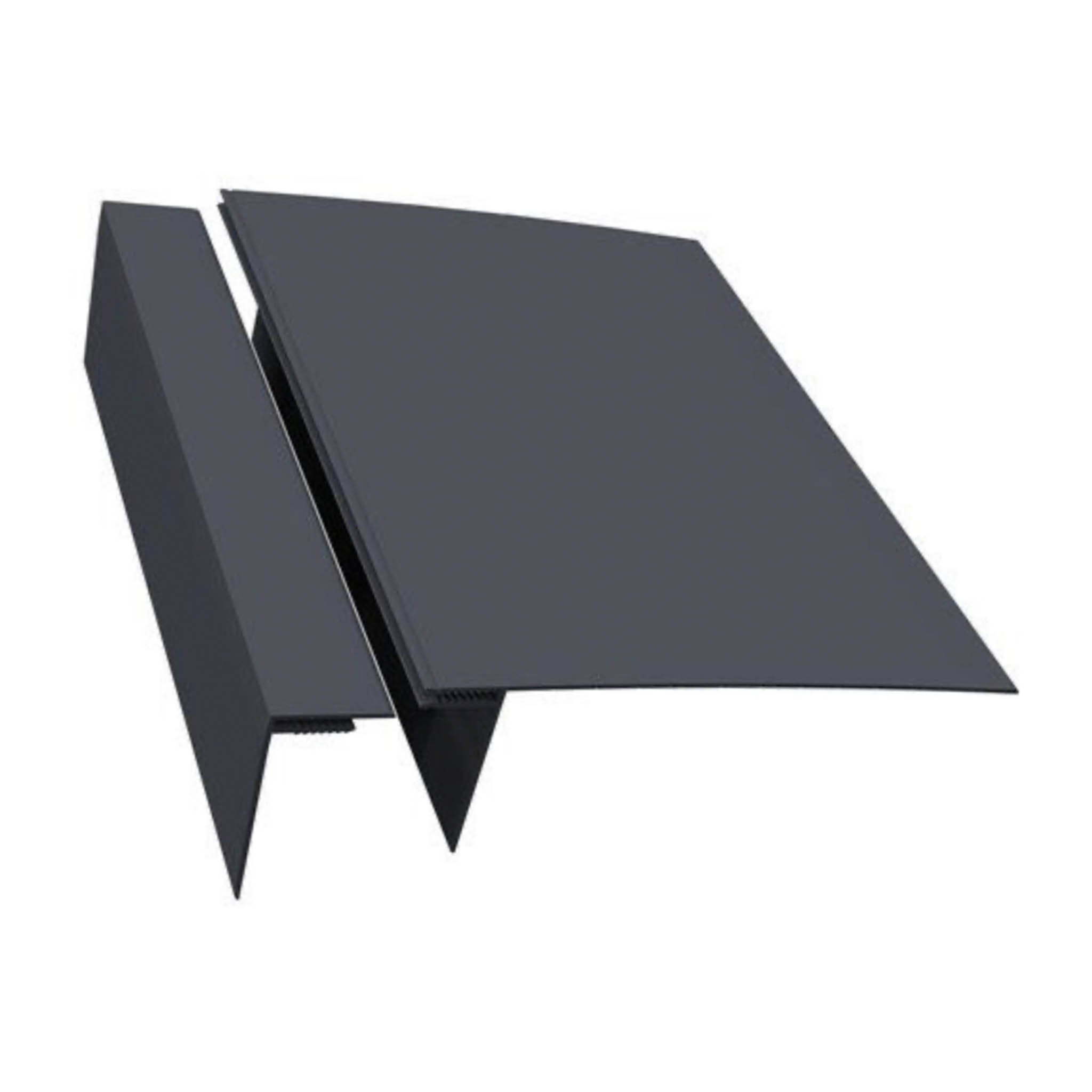 Cladding Stools Fortex Exterior Shiplap Cladding Slate Grey Reveal Liner - 3 Metre