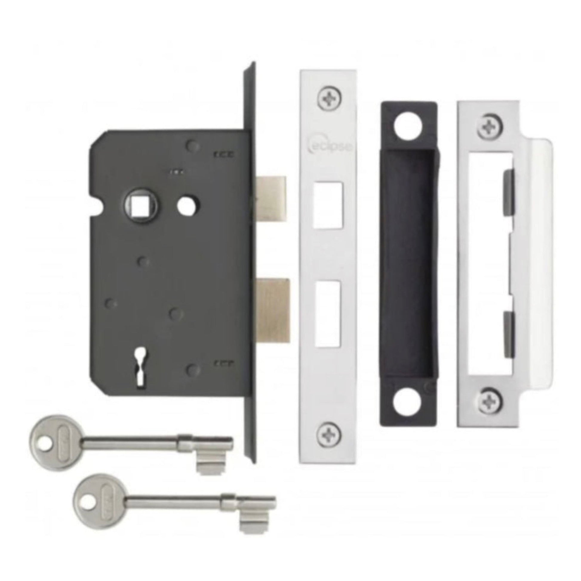 Frisco 3 Lever Mortice Sash Lock NP 76mm - Transtools Online