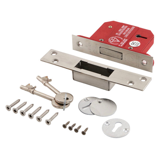 Frisco BS3621 SCP 5 Lever Deadlock 63mm 2 Keys - Transtools Online