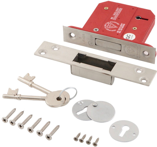Frisco BS3621 SCP 5 Lever Deadlock 76mm 2 Keys - Transtools Online