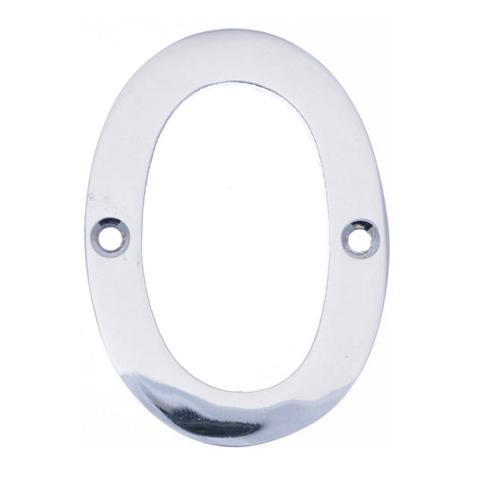 Frisco Chrome Numeral - 0 - Transtools Online