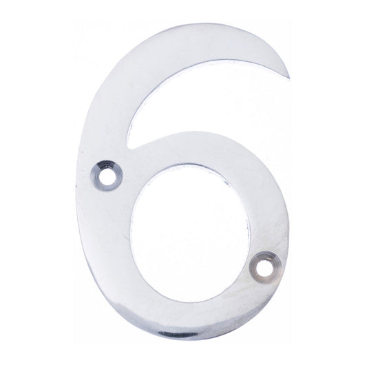 Frisco Chrome Numeral - 6 - Transtools Online