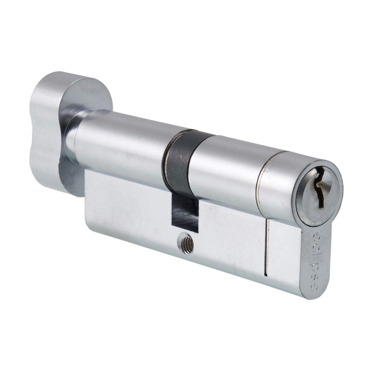 Frisco Euro Chrome Cylinder And Turn 40mm - 40mm 3 Keys - Transtools Online