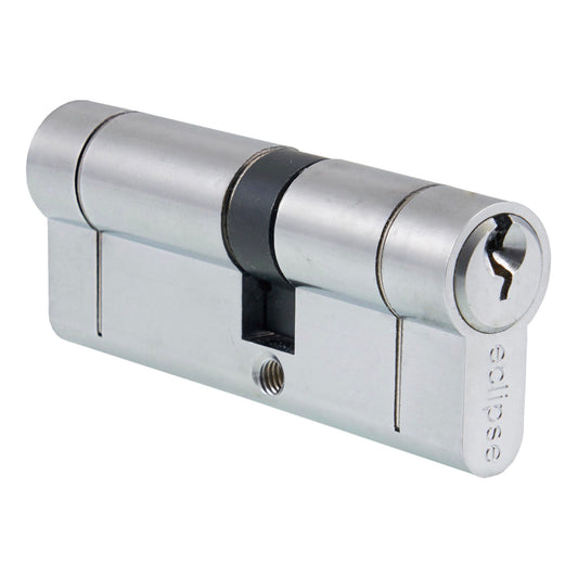 Frisco Euro Double Chrome Cylinder 35mm - 45mm 3 Keys - Transtools Online