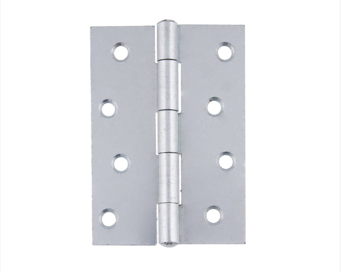 FRISCO FIXED PIN HINGES BZP 100MM - 1.5 PAIR - Transtools Online