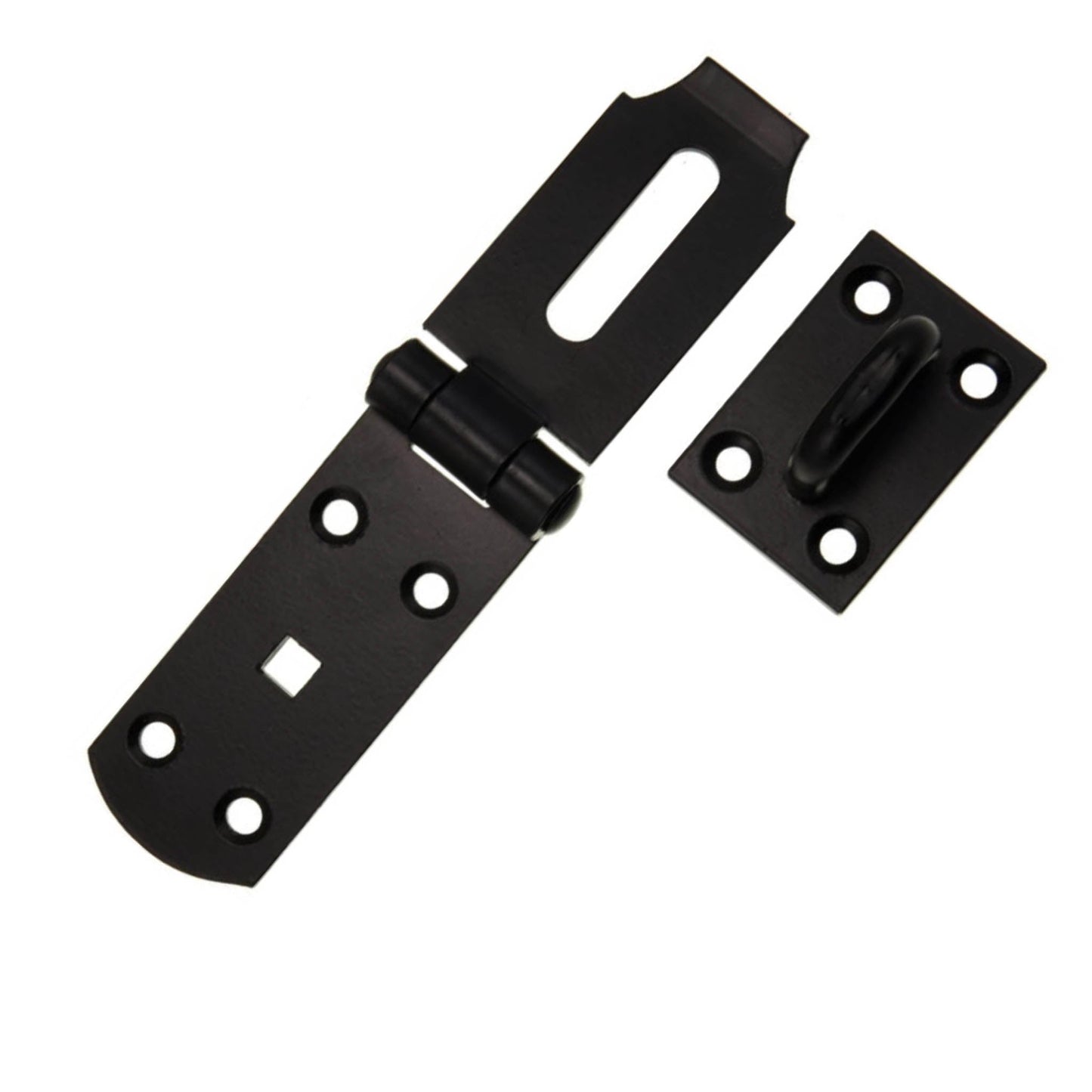 Frisco Hasp And Staple Heavy Duty Black 200mm - Transtools Online