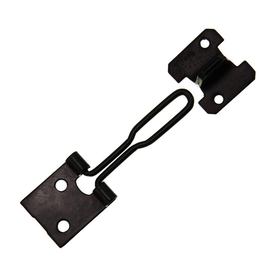 Frisco Wire Hasp And Staple Black 100mm - Transtools Online
