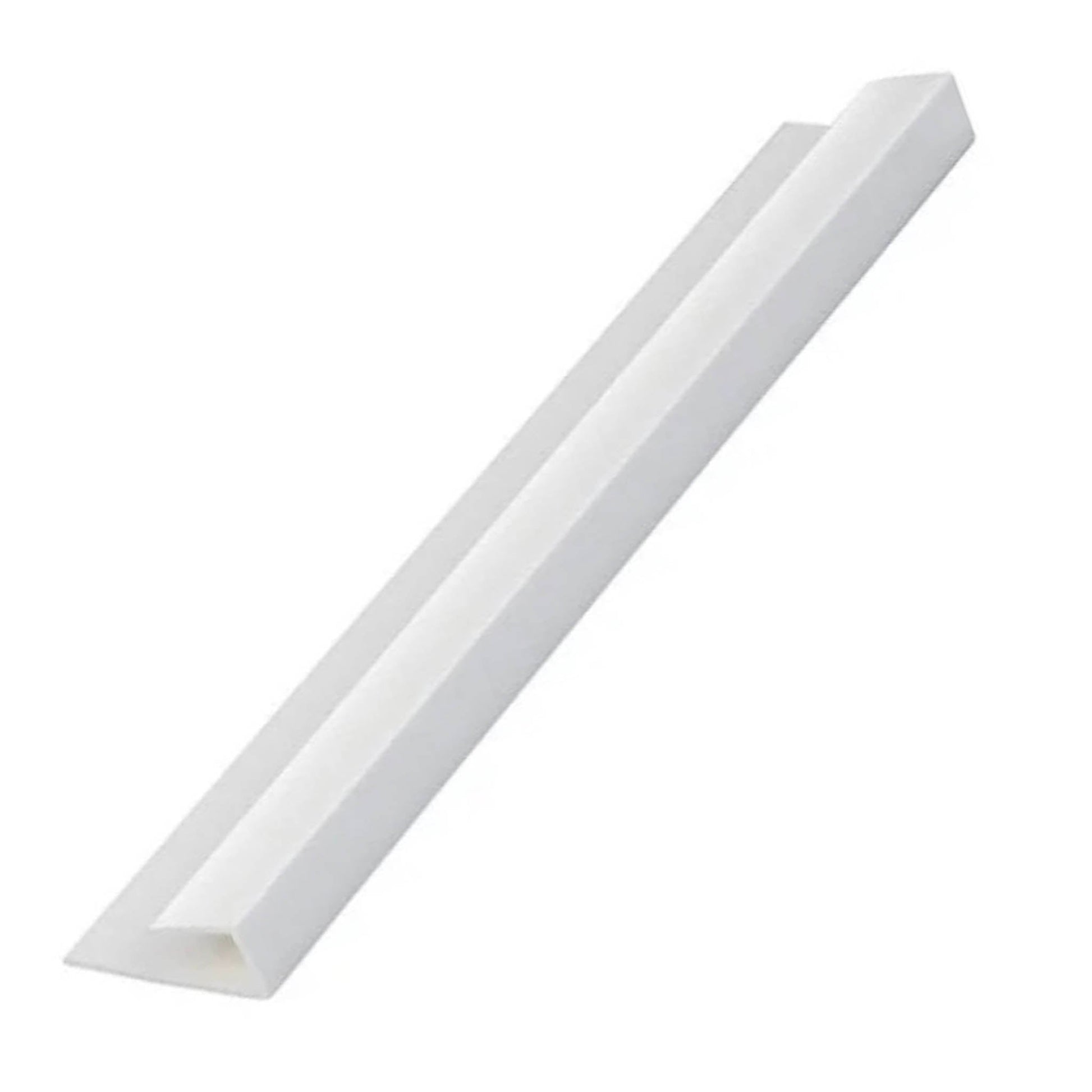 Geopanel 5mm PVC Starter Trim End U White 2.7 Metre - Transtools Online