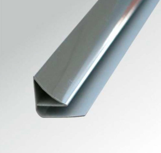 GEOPANEL PVC SCOTIA MOULDING SILVER 5MM - 2.7 METRE - Transtools Online