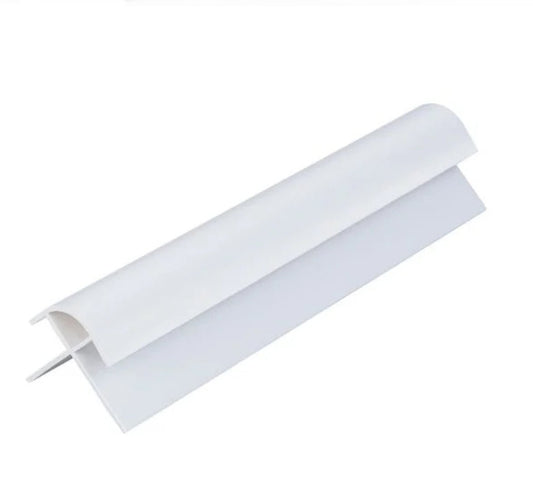 GEOPANEL WIDE EXTERNAL CORNER WHITE 10MM - 2.4 METRE - Transtools Online