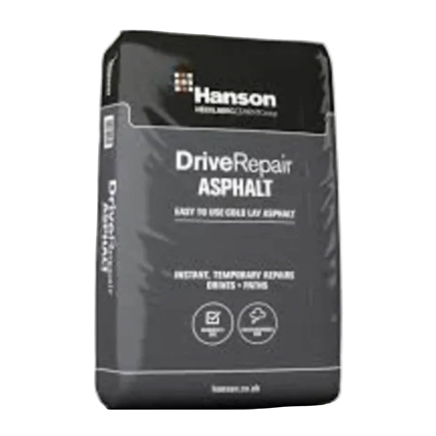 Hanson Drive Repair Black Bitumen Asphalt Macadam 25kg - Transtools Online