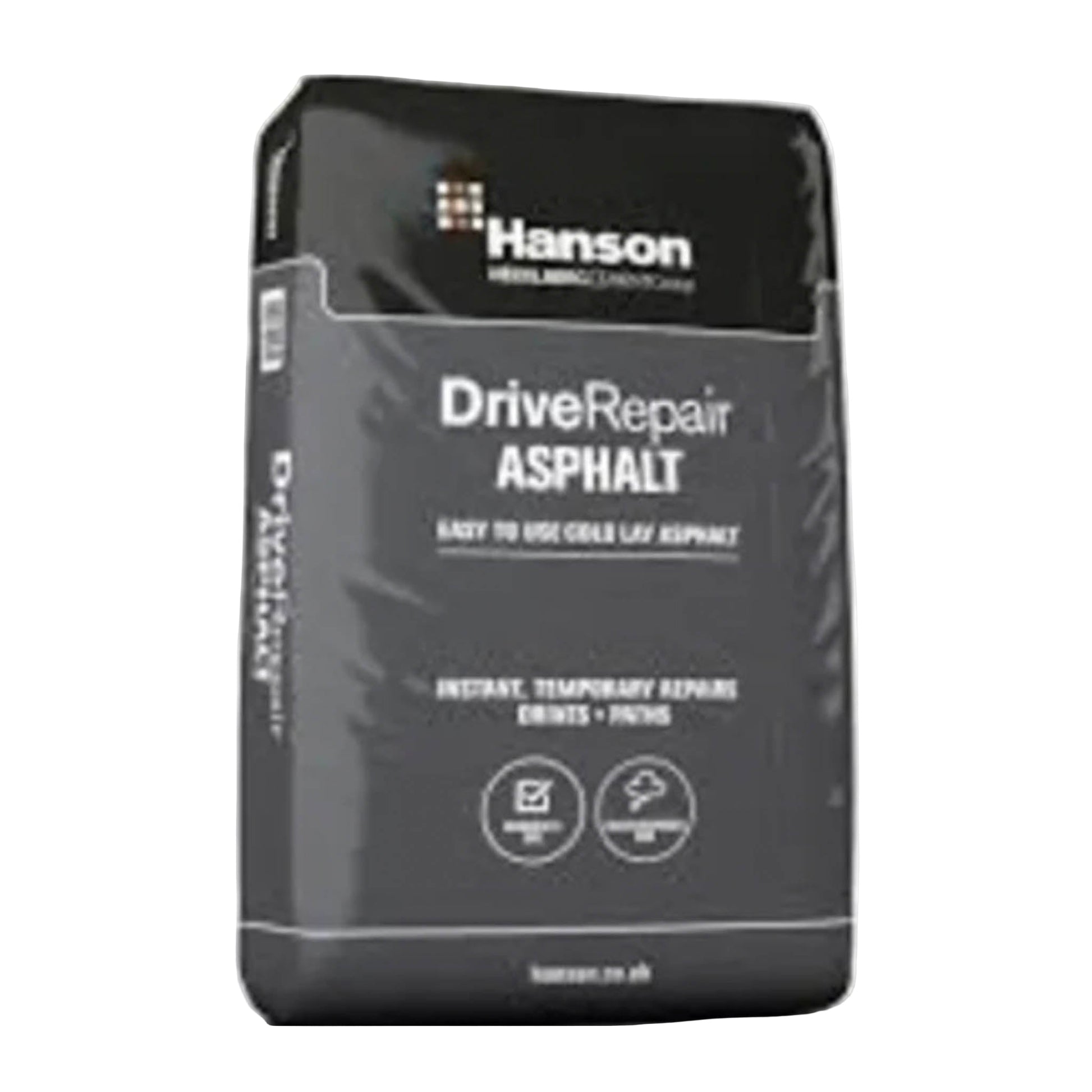 Hanson Drive Repair Black Bitumen Asphalt Macadam 25kg - Transtools Online