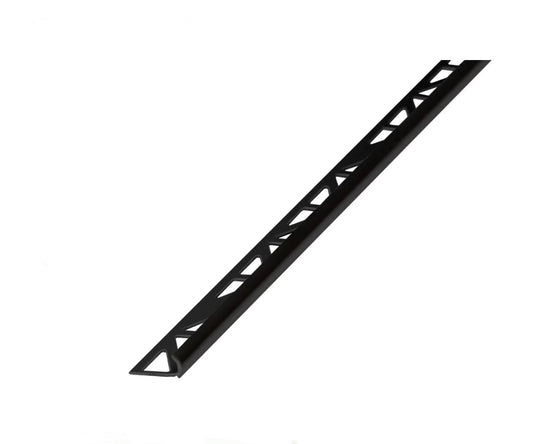 HOMELUX TILE TRIM PLASTIC BLACK - 9MM X 1.83 METRE - Transtools Online