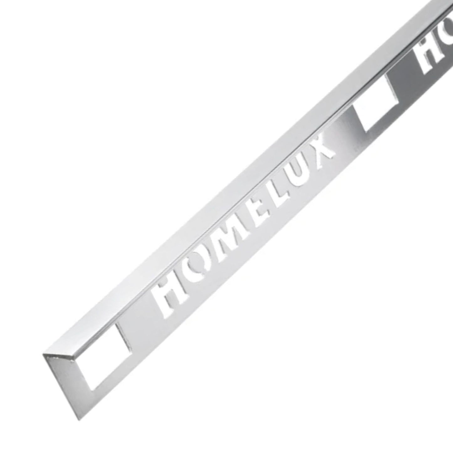 Homelux Tile Trim Straight Edge Aluminium 8mm x 2.5 Metre - Transtools Online