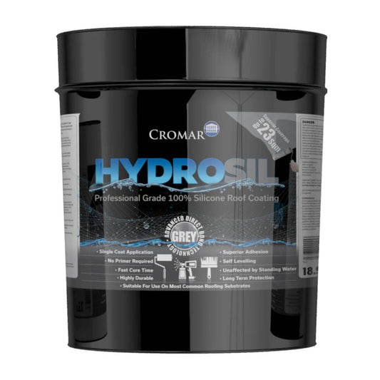 Hydrosil Silicone Roof Coating Grey 18.9 Litre - Transtools Online