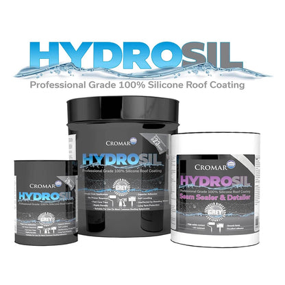 Hydrosil Silicone Roof Coating Grey 3.78 Litre