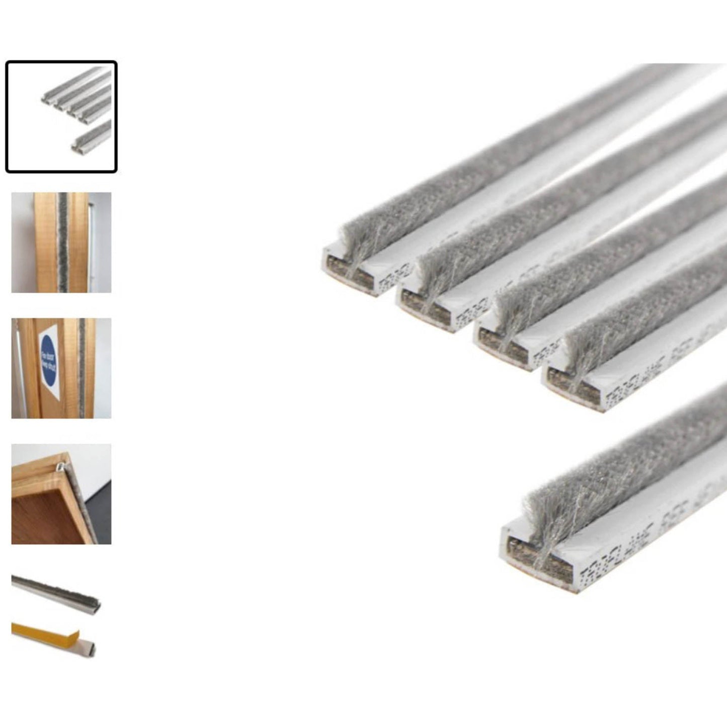 Intumescent Fire And Smoke Strip White 10mm 2.1 Metre - Transtools Online