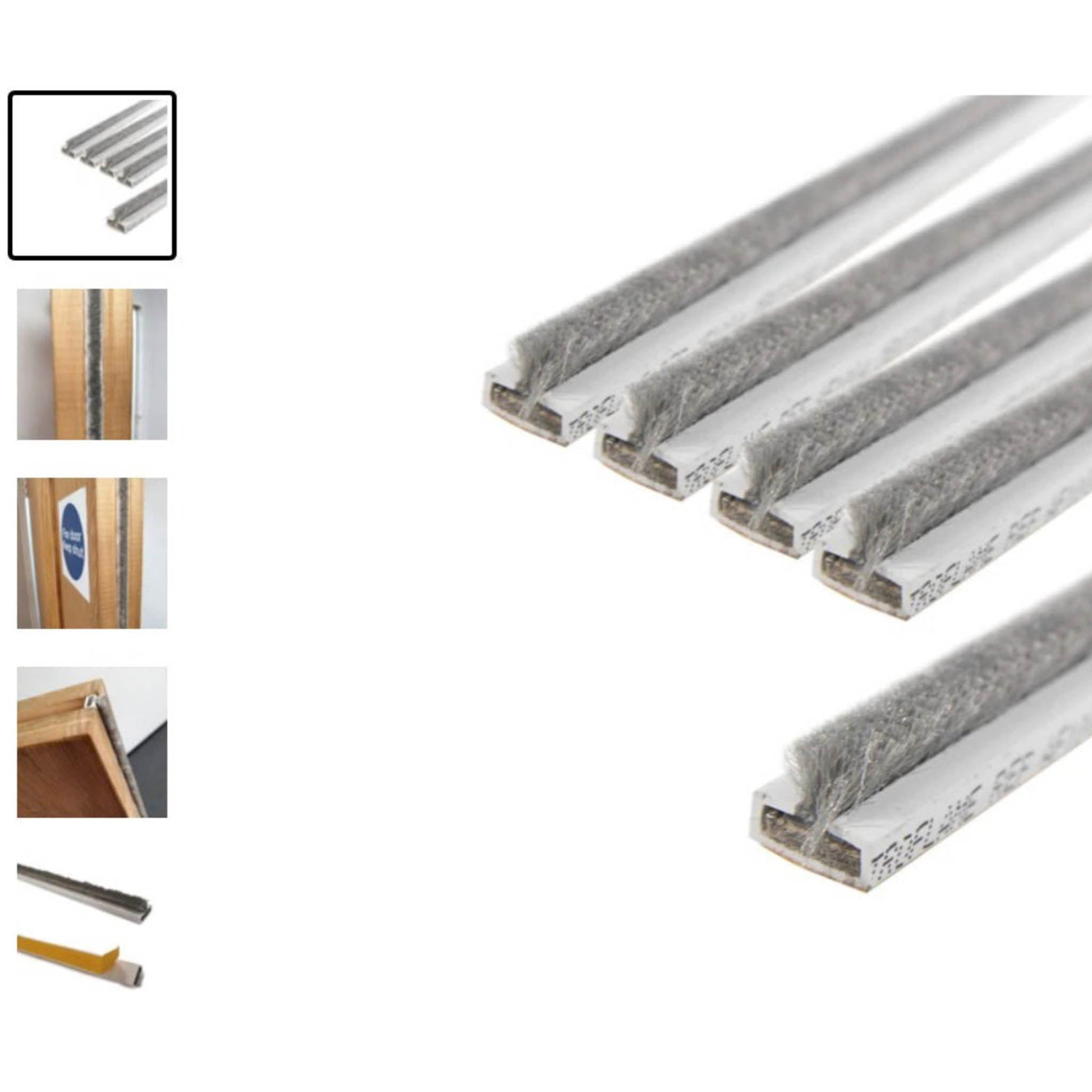 Intumescent Fire And Smoke Strip White 10mm 2.1 Metre - Transtools Online