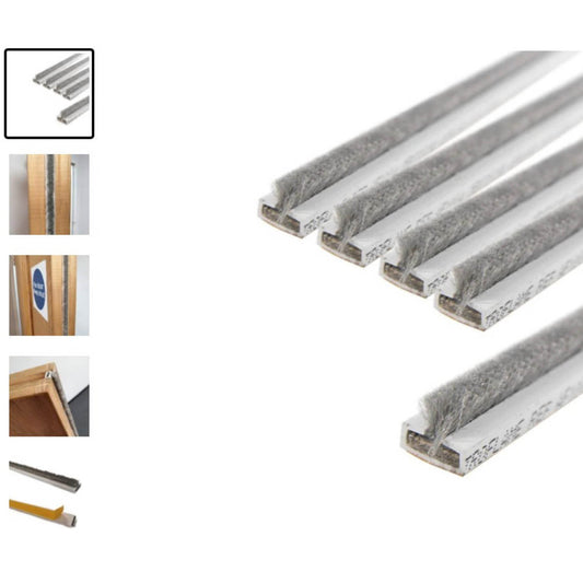 Intumescent Fire And Smoke Strip White 10mm 2.1 Metre - Transtools Online
