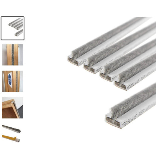 Intumescent Fire And Smoke Strip White 15mm - 2.1 Metre - Transtools Online