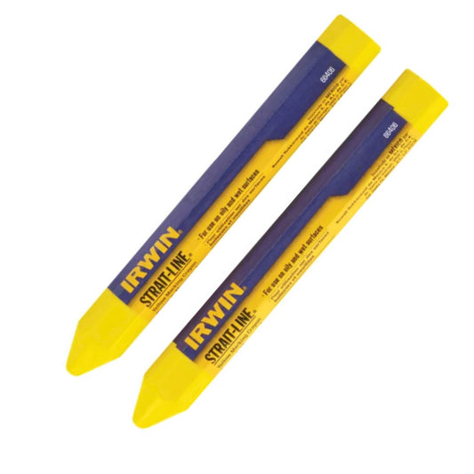 Irwin Marking Crayon Yellow 2 Pack - Transtools Online