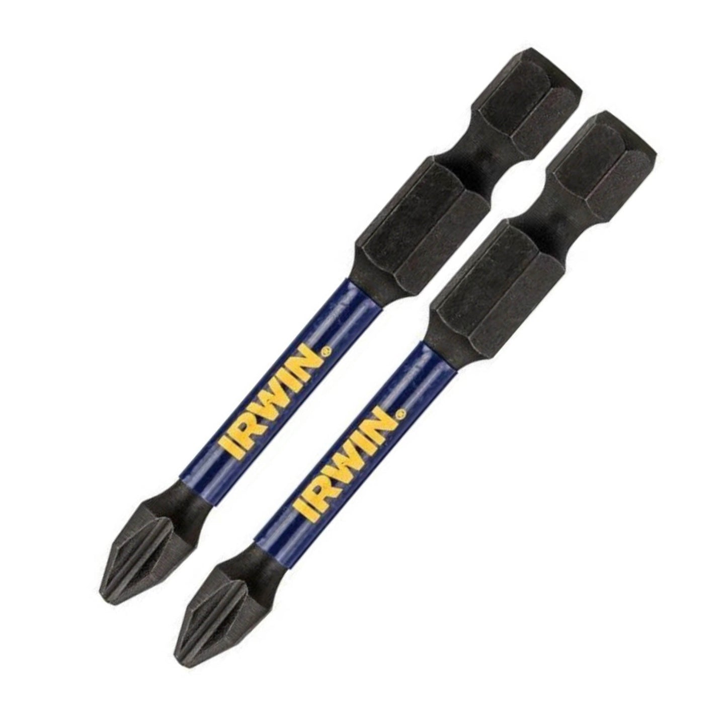 Irwin Pro PH2 Impact Driver Bits 57mm 2 Pack - Transtools Online