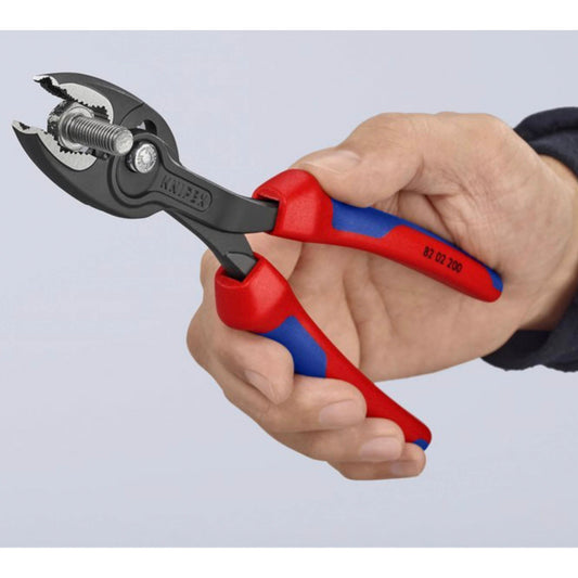 Kniped Twin Grip Slip Joint Pliers 200mm