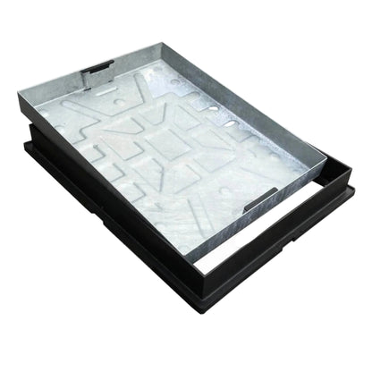 Manhole Block Recessed Paving Cover 600mm x 450mm x 80mm