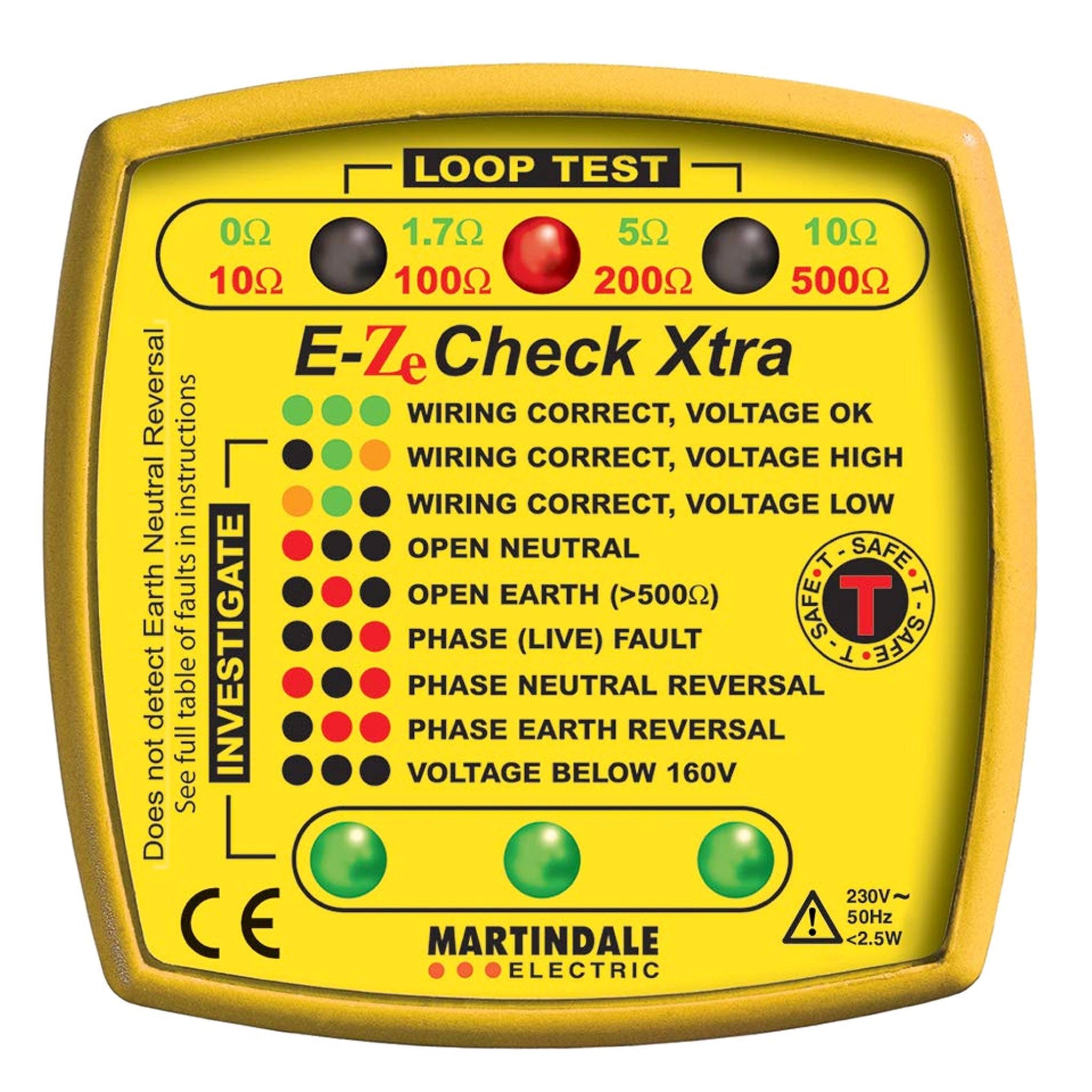 Martindale Earth Loop Socket Tester EZ150