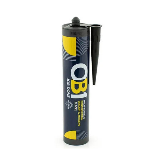OB1 Multi - Surface Construction Sealant And Adhesive Black - 290ml - Transtools Online