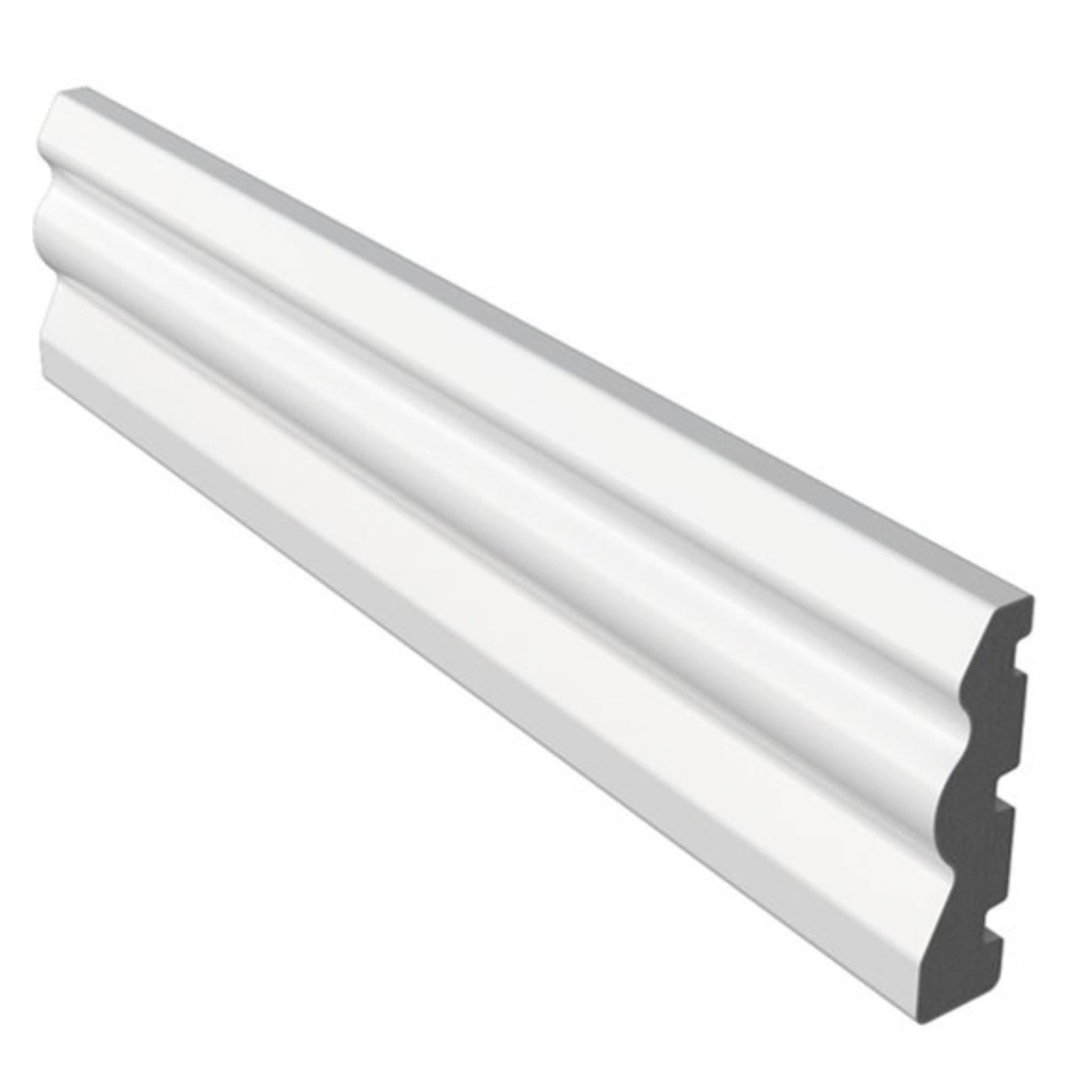 OGEE PVC DOOR ARCHITRAVE SURROUND WHITE 70MM - 5.3 METRE - Transtools Online